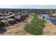 Community overview featuring a golf course and lake at 6282 W Rose Garden Ln, Glendale, AZ 85308