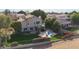 Aerial view of house and backyard, showcasing curb appeal at 6282 W Rose Garden Ln, Glendale, AZ 85308