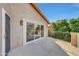 Balcony with sliding glass doors leading to the interior at 6282 W Rose Garden Ln, Glendale, AZ 85308