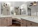 Spacious bathroom with double sinks and updated vanity at 6970 W Morning Dove Dr, Glendale, AZ 85308