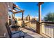 Spacious balcony with seating and views of the surrounding area at 7021 E Earll Dr # 213, Scottsdale, AZ 85251