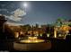 Well-lit fountain at the entrance of the community at 7021 E Earll Dr # 213, Scottsdale, AZ 85251