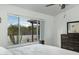 Bedroom with view of desert landscape at 9546 E Anasazi Pl, Gold Canyon, AZ 85118