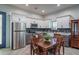 Modern kitchen with stainless steel appliances and granite countertops at 10 E Old Paint Trl, Phoenix, AZ 85086