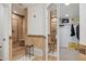 Spa-like bathroom with walk-in shower and built-in shelving at 10546 E Topaz Cir, Scottsdale, AZ 85258