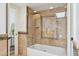 Updated bathroom with a large shower and tile flooring at 10546 E Topaz Cir, Scottsdale, AZ 85258