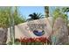 Scottsdale Ranch community entrance sign with landscaping at 10546 E Topaz Cir, Scottsdale, AZ 85258