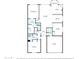 A floor plan showing the layout of the home at 10546 E Topaz Cir, Scottsdale, AZ 85258