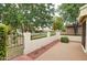Private backyard patio with a wrought iron fence at 10546 E Topaz Cir, Scottsdale, AZ 85258