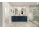 Modern bathroom with double vanity, large shower, and stylish finishes at 1078 W Spur Ct, Gilbert, AZ 85233