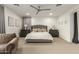 Main bedroom with plush carpet and large windows at 1078 W Spur Ct, Gilbert, AZ 85233