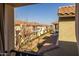Aerial view of community with Spanish style homes and lush landscaping at 1094 S Agnes Ln, Gilbert, AZ 85296