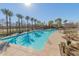 Inviting community pool with ample lounge space at 1094 S Agnes Ln, Gilbert, AZ 85296