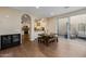 Bright dining area with access to backyard patio at 1094 S Agnes Ln, Gilbert, AZ 85296
