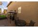Backyard with gazebo, grill, and seating area at 1094 S Agnes Ln, Gilbert, AZ 85296