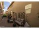 Outdoor patio with seating area and grill at 1094 S Agnes Ln, Gilbert, AZ 85296