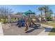 Community playground with playset, shade structures, and picnic area at 1094 S Agnes Ln, Gilbert, AZ 85296