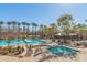 Community pool and spa with surrounding lounge areas at 1094 S Agnes Ln, Gilbert, AZ 85296