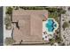 Luxury home with private pool and spa; bird's eye view at 18111 W Desert Sage Dr, Goodyear, AZ 85338