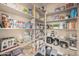Well-stocked pantry offering extensive storage solutions at 18111 W Desert Sage Dr, Goodyear, AZ 85338