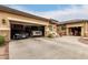 Spacious three-car garage with ample parking space at 19000 E Old Beau Trl, Queen Creek, AZ 85142