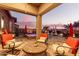 Inviting pool and spa area with comfortable seating at 19000 E Old Beau Trl, Queen Creek, AZ 85142