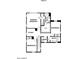 Second floor plan featuring a primary bedroom, two additional bedrooms, and a laundry room at 21408 E Sparrow Dr, Queen Creek, AZ 85142