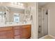 Double vanity bathroom with shower and modern fixtures at 2150 W Alameda Rd # 1313, Phoenix, AZ 85085