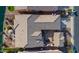 Aerial view of single-story home with desert landscaping and casita at 42413 W Abbey Rd, Maricopa, AZ 85138