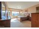 Large Primary bedroom with water view at 42413 W Abbey Rd, Maricopa, AZ 85138