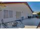 Backyard patio with seating area and fire pit at 4872 E Sandwick Dr, San Tan Valley, AZ 85140