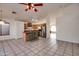 Kitchen with island and view into Gathering room at 4872 E Sandwick Dr, San Tan Valley, AZ 85140