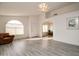 Spacious living room with hardwood floors and an open floor plan at 4872 E Sandwick Dr, San Tan Valley, AZ 85140