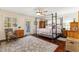 Spacious bedroom with hardwood floors, a king-size bed, and access to a patio at 500 E Encinas Ave, Gilbert, AZ 85234