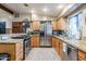 Bright kitchen boasts granite countertops and modern cabinetry at 5301 E Mitchell Dr, Phoenix, AZ 85018