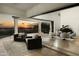 Balcony with city views features elegant seating and a piano, perfect for entertaining guests at 5427 E Wonderview Rd, Phoenix, AZ 85018