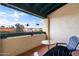 Private balcony offering scenic views and comfortable seating at 7350 N Pima Rd # 252, Scottsdale, AZ 85258