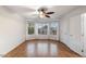 Spacious bedroom with hardwood floors and bay window at 7447 E Christmas Cholla Dr, Scottsdale, AZ 85255