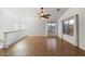 Open living area with hardwood floors and lots of natural light at 7447 E Christmas Cholla Dr, Scottsdale, AZ 85255