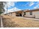 Private backyard with covered patio and plenty of space at 10960 E Monte Ave # 196, Mesa, AZ 85209