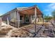 Covered patio with access to the backyard at 12021 W Locust Ln, Avondale, AZ 85323