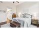 Bright bedroom with wood furniture and large window at 14204 N Bursage Dr, Fountain Hills, AZ 85268