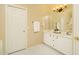 Bathroom features white vanity, mirror and tile floor at 1523 E Constance Way, Phoenix, AZ 85042