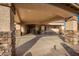 Covered patio entrance with a stone facade at 16548 E Emerald Dr, Fountain Hills, AZ 85268