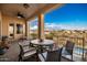 Spacious patio offering scenic views and seating at 16548 E Emerald Dr, Fountain Hills, AZ 85268