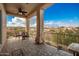 Enjoy breathtaking views from this covered patio at 16548 E Emerald Dr, Fountain Hills, AZ 85268