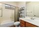 Clean bathroom with a tub, toilet and vanity at 18258 W Spencer Dr, Surprise, AZ 85374