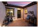 Cozy courtyard with seating area, perfect for relaxing evenings at 19027 N 269Th Dr, Buckeye, AZ 85396