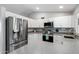 Modern kitchen with stainless steel appliances and white cabinetry at 2242 Leisure World --, Mesa, AZ 85206