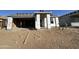 New home exterior view, showing garage and front entrance at 22844 E Lords Way, Queen Creek, AZ 85142